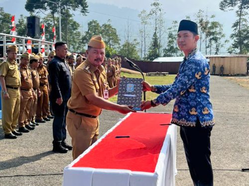Bupati Kerinci Monadi melantik 579 pejabat fungsional ASN, Senin (31/8/2026). Foto Kerinci Satu.