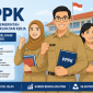 Ilustrasi guru PPPK yang menjalankan tugas dan mengabdi untuk pendidikan Indonesia.(Foto : Ilustrasi AI)