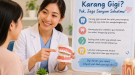 Dokter gigi menjelaskan cara menjaga gigi dan gusi dari karang gigi.