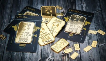 Grafik harga emas dunia naik dipicu penurunan harga minyak