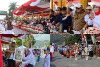 Wali Kota Alfin melepas Pawai Pembangunan dan Barisan Indah HUT RI ke-81.