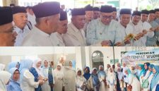 Alfin meresmikan tempat wudhu Masjid Raya Sungai Penuh.