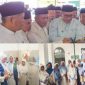 Alfin meresmikan tempat wudhu Masjid Raya Sungai Penuh.