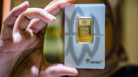 Harga emas Antam kembali naik Rp15.000 menjadi Rp2.740.000 per gram pada Sabtu (22/8/2026).(Ilustrasi Foto: Andhika Prasetia/detik.com)