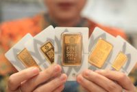 Harga emas Antam naik Rp20.000 menjadi Rp2,7 juta per gram pada kamis 13/8/ 2026.