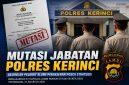 Mutasi pejabat Polres Kerinci.