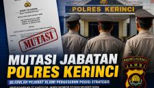 Mutasi pejabat Polres Kerinci.