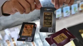 Harga emas Antam turun pada Selasa (15/9/2026).(Foto : Liputan6.com/Angga Yuniar)  