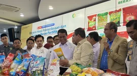 Menteri Pertanian Amran Sulaiman dalam konferensi pers di Kantor Kementerian Pertanian, Selasa (15/9/2026).(Foto : www.liputan6.com)