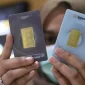 Harga emas Antam menguat Rp4.000 menjadi Rp2.604.000 per gram pada Sabtu, 12 September 2026.(Foto : Liputan6.com/Angga Yuniar)
