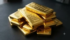 Harga emas Antam mengalami penurunan Rp10.000 per gram pada Selasa (8/9/2026).(Foto : Ilustrasi by AI/Liputan6.com)  