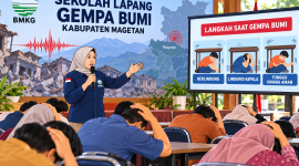 BMKG mengedukasi warga Magetan menghadapi gempa bumi
