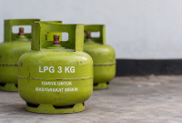 Tabung LPG 3 kilogram bersubsidi.