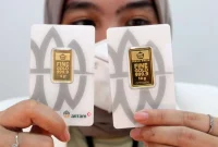 Harga emas Antam dan buyback Selasa 15 September 2026(Foto KONTAN/Carolus Agus Waluyo)