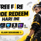 Kode redeem FF hari ini, klaim hadiah gratis dari Garena.