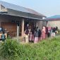 Suasana di sekitar lokasi kejadian di Desa Sumur Anyir.