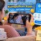 Ilustrasi nonton drama Cina sambil kumpulkan koin. ( Foto AI)