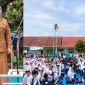 Kunjungan Tim Penggerak PKK Kota Sungai Penuh ke SMPN 8 Sungai Penuh dalam kegiatan Program 3S.