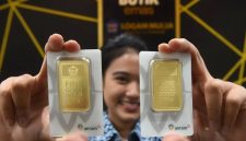 Harga emas Antam hari ini, Minggu (13/9/2026), tetap Rp2.604.000 per gram.(Foto Ilustrasi emas antam/kompas.com)