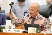 Ketua Banggar DPR RI Said Abdullah menyampaikan hasil pembahasan RAPBN 2027 dalam rapat bersama sejumlah menteri di Gedung DPR/MPR RI, Jakarta.(Foto : Dok. Istimewa/kompas.com)