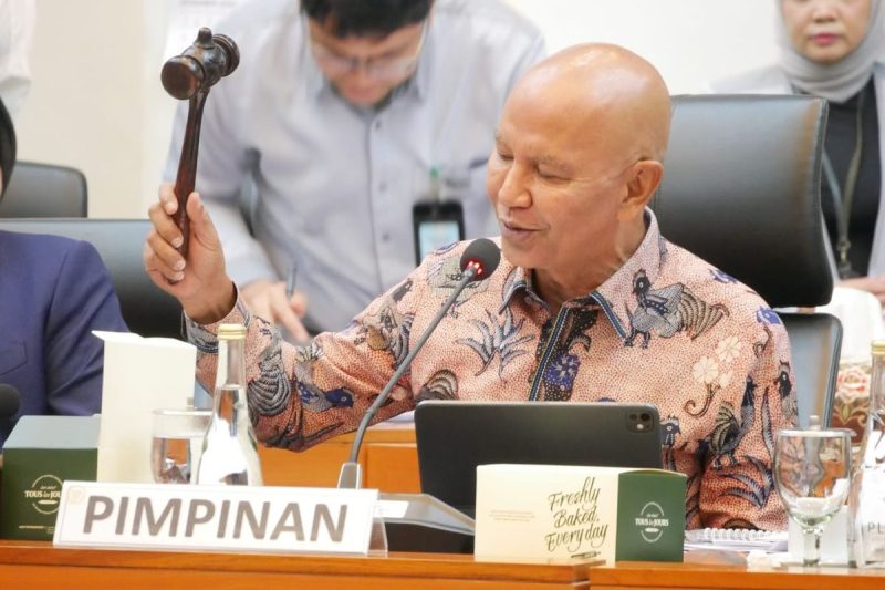 Ketua Banggar DPR RI Said Abdullah menyampaikan hasil pembahasan RAPBN 2027 dalam rapat bersama sejumlah menteri di Gedung DPR/MPR RI, Jakarta.(Foto : Dok. Istimewa/kompas.com)