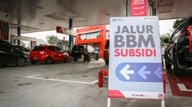 Ilustrasi BBM subsidi di SPBU Pertamina.(Dok. Pertamina)