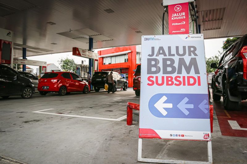 Ilustrasi BBM subsidi di SPBU Pertamina.(Dok. Pertamina)