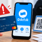 Ilustrasi dugaan penyalahgunaan kartu kredit melalui transaksi QR pada aplikasi DANA.
