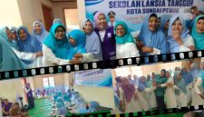 Sri Kartini Alfin menghadiri pembelajaran Sekolah Lansia Tangguh di Sungai Penuh.  (15/9/2026)