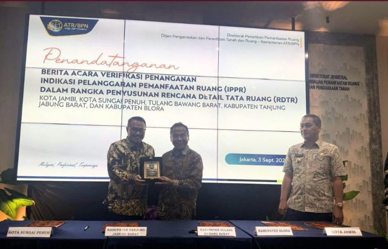 Wako Alfin dan Kementerian ATR/BPN perkuat tata ruang Sungai Penuh melalui penyusunan RDTR.