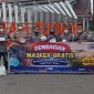 Ketua SMSI Kerinci-Sungai Penuh bersama Satlantas Polres Kerinci dan RRI Sungai Penuh membagikan masker gratis kepada pengendara di Kota Sungai Penuh, Kamis (10/9/2026).