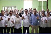 Tim Bappenas meninjau program imunisasi di Puskesmas Desa Gedang, Kamis (24/9/2026).