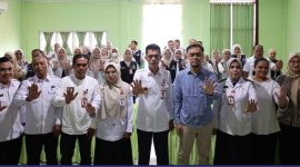 Tim Bappenas meninjau program imunisasi di Puskesmas Desa Gedang, Kamis (24/9/2026).
