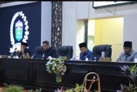 Wali Kota Alfin menyampaikan pengantar Ranperda Perubahan APBD 2026.