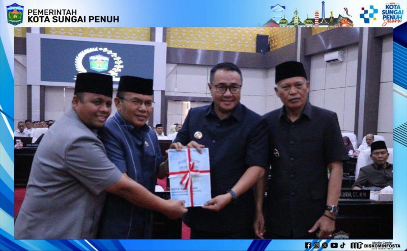Wali Kota Alfin saat menyampaikan Raperda Perubahan APBD 2026.
