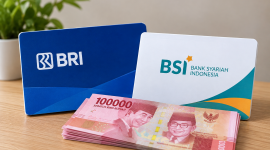 Ilustrasi rekening gratis dengan saldo awal Rp50 ribu. ( Foto AI)