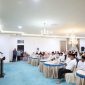 Wali Kota Sungai Penuh Alfin, SH menyampaikan sambutan pada peringatan Maulid Nabi Muhammad SAW 1448 Hijriah di Rumah Dinas Wali Kota Sungai Penuh, Selasa (8/9).
