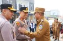 Wali Kota Alfin menyambut Kapolres Kerinci yang baru di Mapolres Kerinci, 14 September 2026.