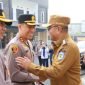 Wali Kota Alfin menyambut Kapolres Kerinci yang baru di Mapolres Kerinci, 14 September 2026.