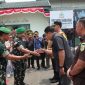 Ketua DPRD Hutri Randa menyambut Pangdam XX/TIB di Makodim 0417/Kerinci.