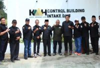 Pimpinan dan Anggota DPRD Kota Sungai Penuh saat melakukan kunjungan silaturahmi ke PT KMH, Kamis (24/9).