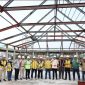 Wali Kota Sungai Penuh Alfin meninjau progres pembangunan Pasar Beringin Jaya.