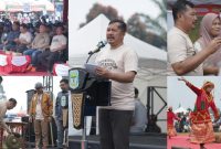 Bupati Kerinci Monadi membuka Festival Kopi Kerinci Tanah Surga 2026 di Lapangan M10 Kayu Aro, Kabupaten Kerinci, Sabtu (19/9/2026).