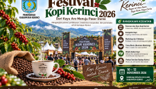 Festival Kopi Kerinci 2026 mengangkat kopi Kayu Aro menuju pasar dunia.