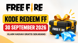 Kode redeem FF terbaru 30 September 2026 dengan hadiah menarik. ( inbrita)