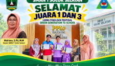 Tim SMAN 1 Solok Selatan dalam momen pencapaian prestasi penelitian.