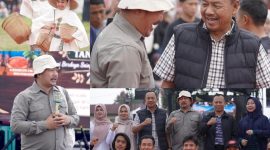 Bupati Kerinci Monadi saat menutup Festival Kopi Kerinci Tanah Surga 2026 di M10, Lindung Jaya, Kecamatan Kayu Aro, Minggu (20/9/2026).