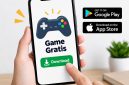 Pengguna perlu memilih platform resmi saat download game gratis di HP untuk menjaga keamanan perangkat dan data pribadi.( Foto : ilustrasi AI)