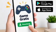 Pengguna perlu memilih platform resmi saat download game gratis di HP untuk menjaga keamanan perangkat dan data pribadi.( Foto : ilustrasi AI)