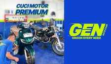 GEN Autocare menghadirkan layanan cuci motor dengan fasilitas modern dan air bersih dari sumber mata air. ( Foto istimewa)